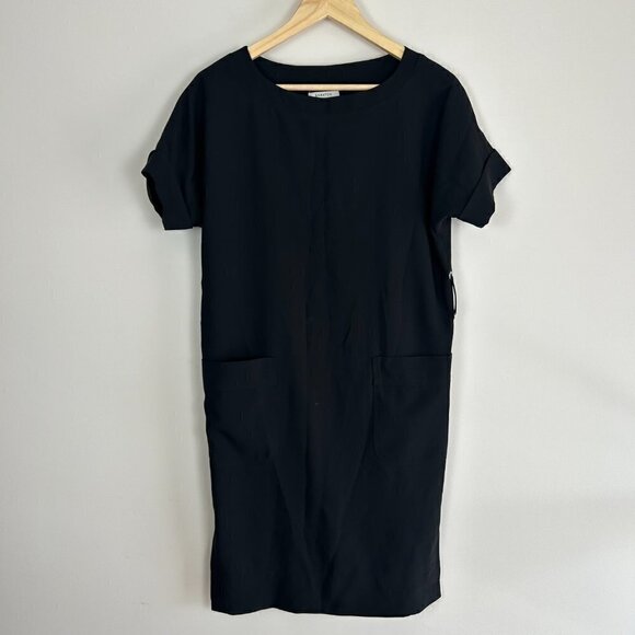 Aritzia Babaton Wallace Black Pocket Dress Size XXS - Picture 2 of 6